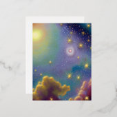 星グラフィック 箔シーズンポストカード (正面/裏面)