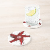 星シリーズ–2-- – 赤い星コースター1 / コースター (側面)