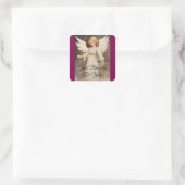 星シール付き天使 スクエアシール (バッグ)