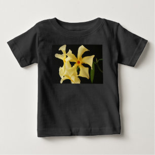 星ジャスミンの花のアイコン ベビーTシャツ