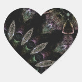 星ステッカー ハートシール (正面)