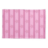 星ストライプの 枕カバー (裏面)