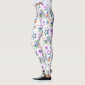 星タトゥーのシームレスなパターンの色+あなたのアイディア レギンス (左)