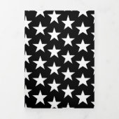 星パターン11 三つ折りクリスマスカード (カバー)