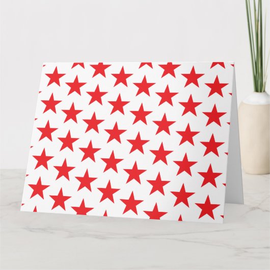 星パターン14 サンキューカード (正面)