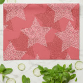 星パターン キッチンタオル (折り畳み)