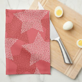 星パターン キッチンタオル (四つ折り)