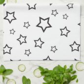 星パターン キッチンタオル (折り畳み)