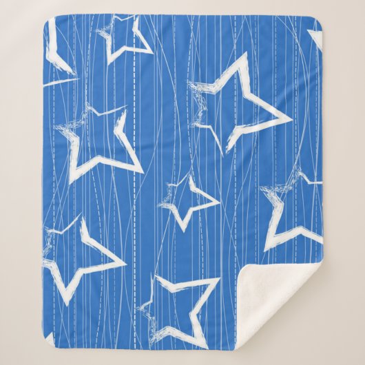 星パターン シェルパブランケット (正面)