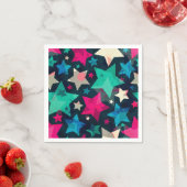 星パターン スタンダードカクテルナプキン (インサイチュ)