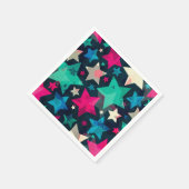 星パターン スタンダードカクテルナプキン (角)