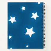 星パターン ノートブック (裏面)