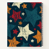 星パターン ノートブック (裏面)