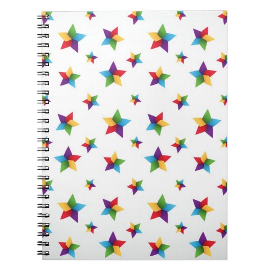 星パターン ノートブック (正面)