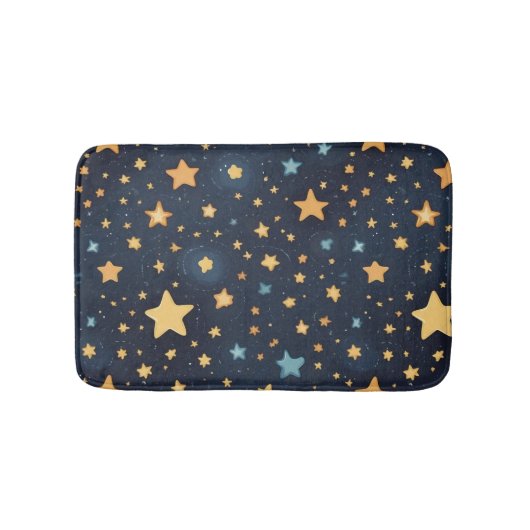 星パターン バスマット (正面)
