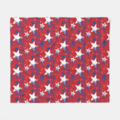 星パターン フリースブランケット (正面(横))