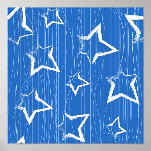 星パターン ポスター (正面)