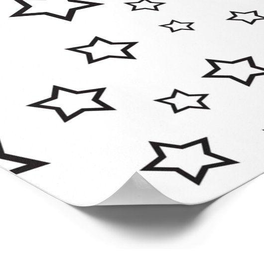 星パターン ポスター (角)