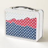 星パターン メタルランチボックス (裏面)