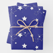 星パターン ラッピングペーパーシート (インサイチュ)