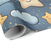 星パターン ラッピングペーパー (ロールコーナー)