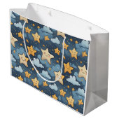 星パターン ラージペーパーバッグ (裏面アングル)