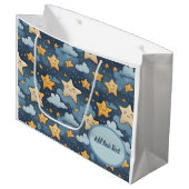 星パターン ラージペーパーバッグ (正面アングル)