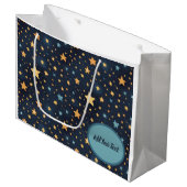 星パターン ラージペーパーバッグ (正面アングル)