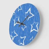 星パターン ラージ壁時計 (傾斜)