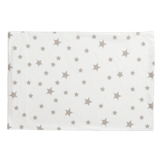 星パターン 枕カバー (裏面)