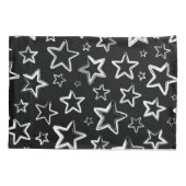 星パターン 枕カバー (裏面)