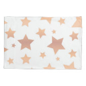 星パターン 枕カバー (裏面)