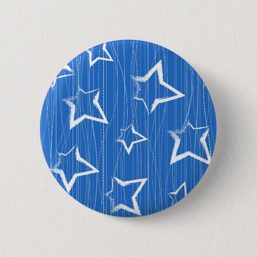 星パターン 缶バッジ (正面)