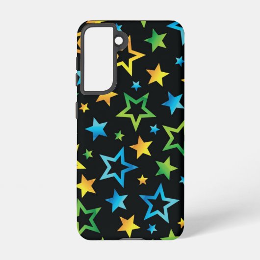 星パターン SAMSUNG GALAXYケース (裏面)