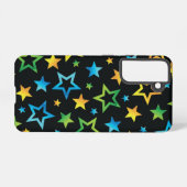 星パターン SAMSUNG GALAXYケース (裏面横)