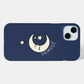 星パーソナライズされた付き三日月 Case-Mate iPhoneケース (裏面 (横))