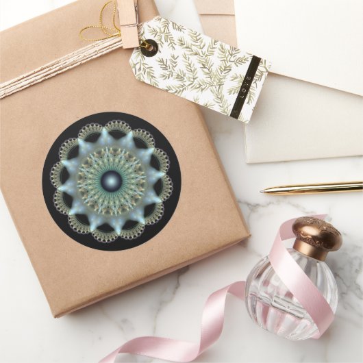 星フラク輝くタルオーナメント ラウンドシール (ギフト)