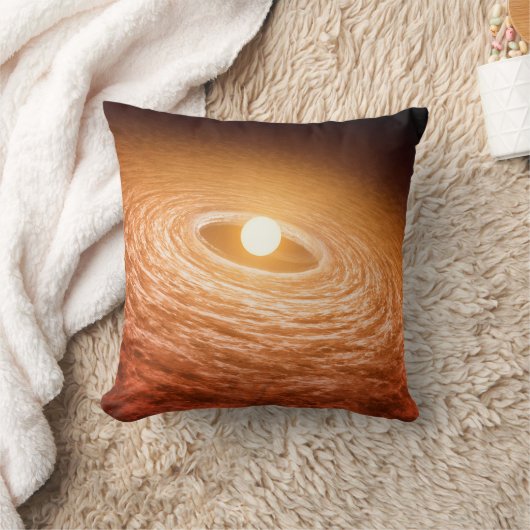 星フーオリオニスを取り巻く材料のディスク。 クッション (ブランケット)