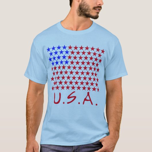 星プロダクトの米国旗 Tシャツ (正面)