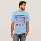星プロダクトの米国旗 Tシャツ (正面フル)