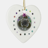 星ホワイトハート セラミックオーナメント (右)