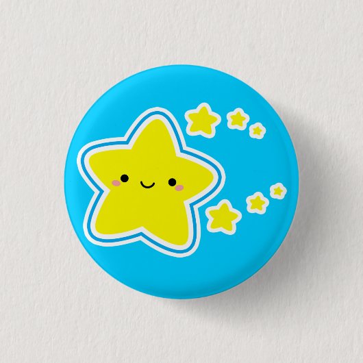 星ボタン 缶バッジ (正面)