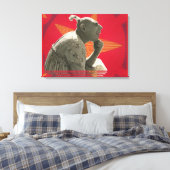 星ポップ・アートの キャンバスプリント (インサイチュ (寝室))