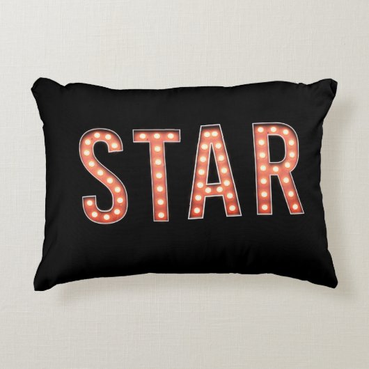 星マーキーライト アクセントクッション (正面)