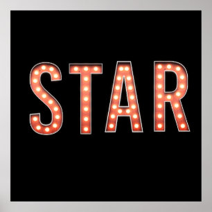 星マーキーライト ポスター