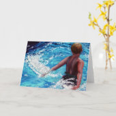 星メーカーの挨拶状 カード (黄色い花)