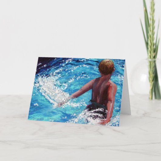 星メーカーの挨拶状 カード (正面)