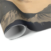 星モダンの夜のシームレスなパターン ラッピングペーパー (ロールコーナー)