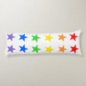 星モダンカラフル模様 ボディピロー (裏面)