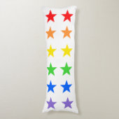 星モダンカラフル模様 ボディピロー (正面縦)